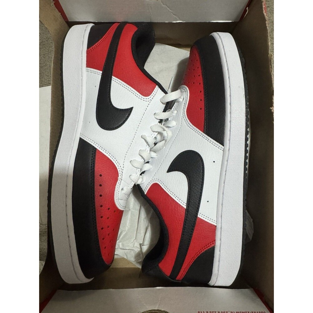 Nike Court Vision Low Universal Red, Black, And White Colorway Men’s Size 11.5